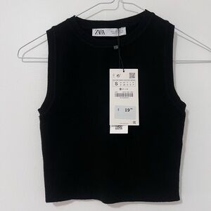 Zara Classic Black Tank Top